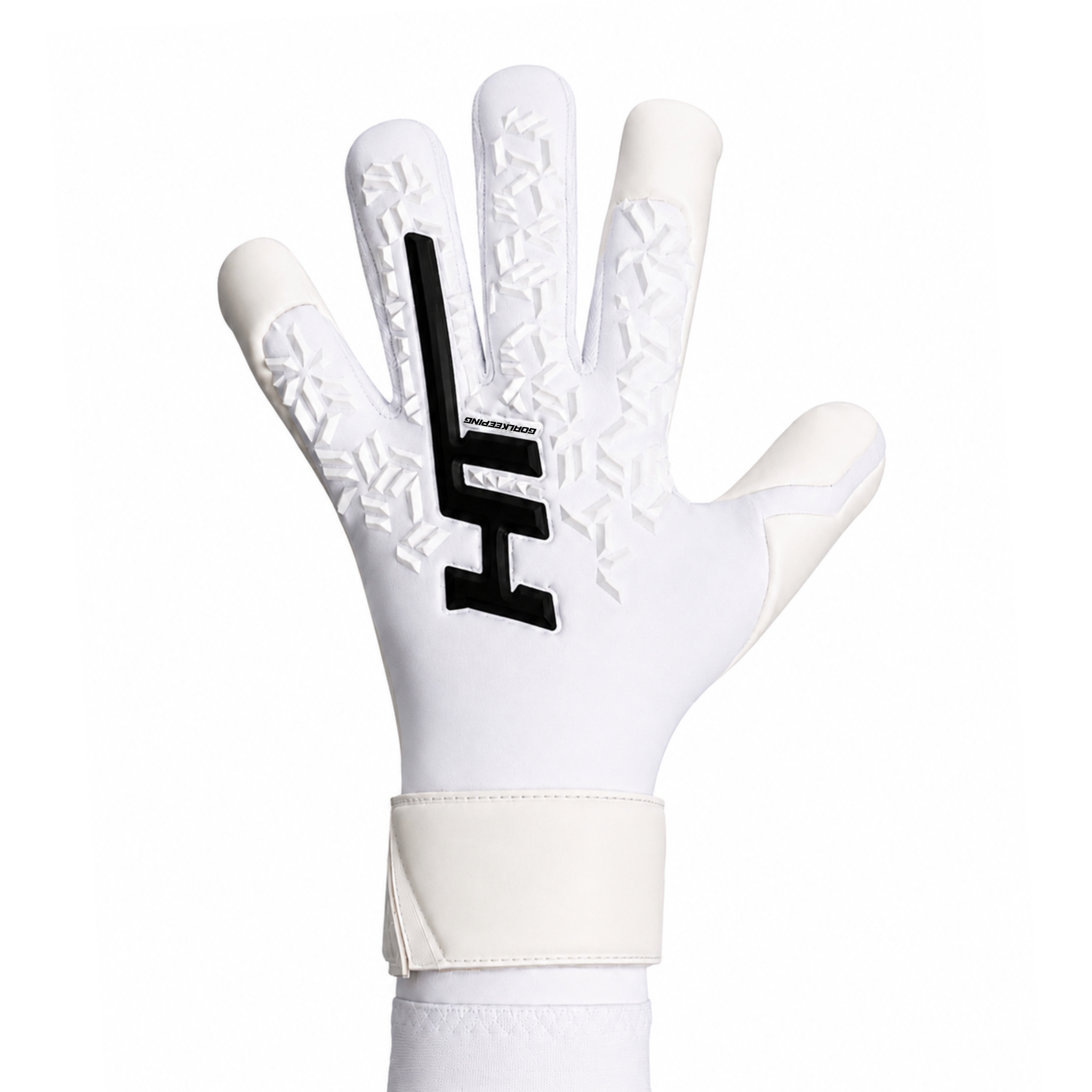 HT JUNIOR DNA WHITE VG+ CUT GOALKEEPER GLOVES