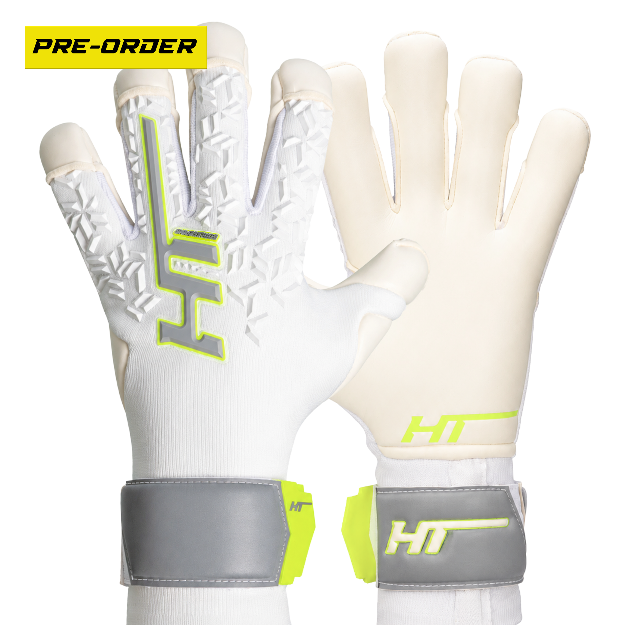 HT JUNIOR AURA HYBRID CUT GOALKEEPER GLOVES