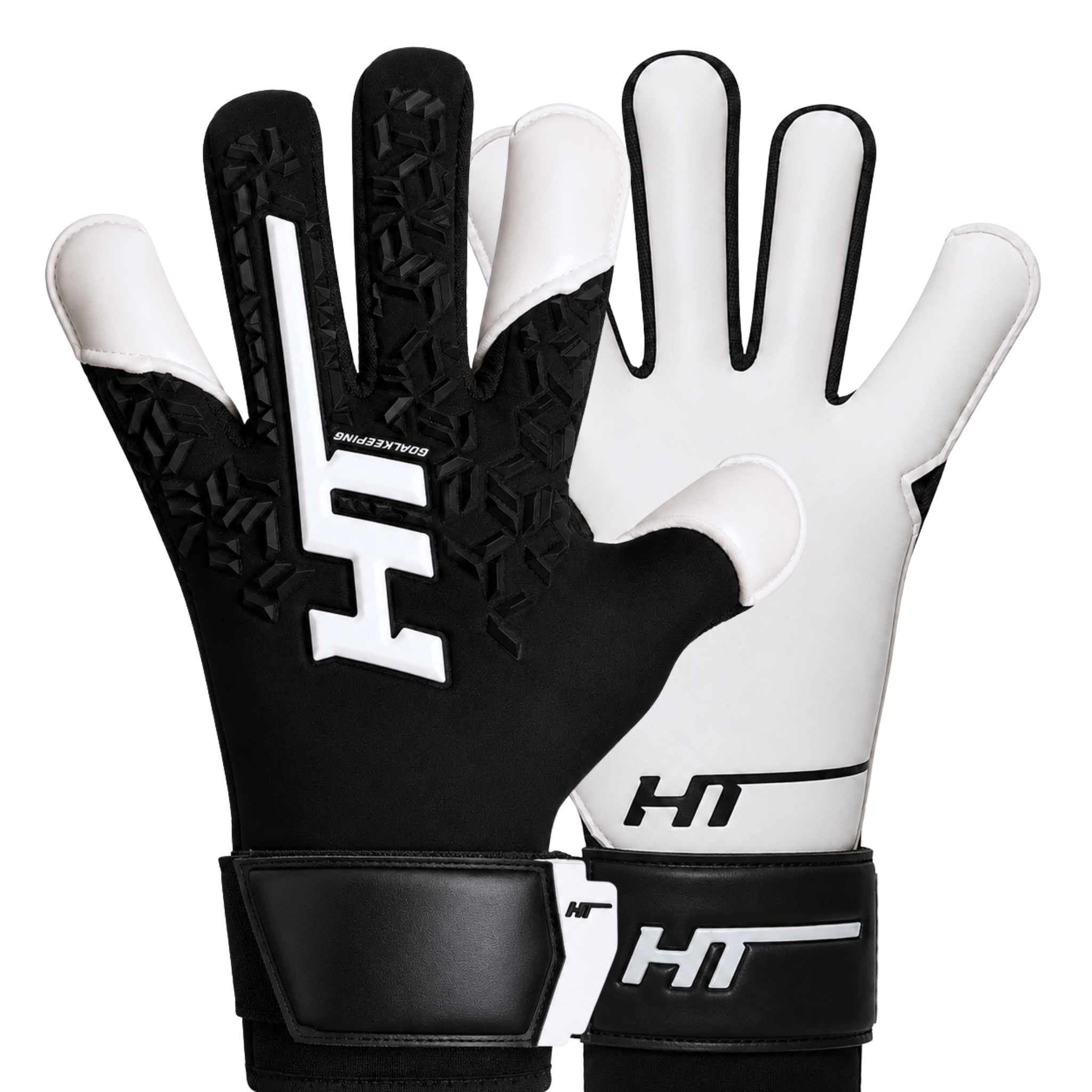 HT JUNIOR DNA BLACK VG3 CUT GOALKEEPER GLOVES