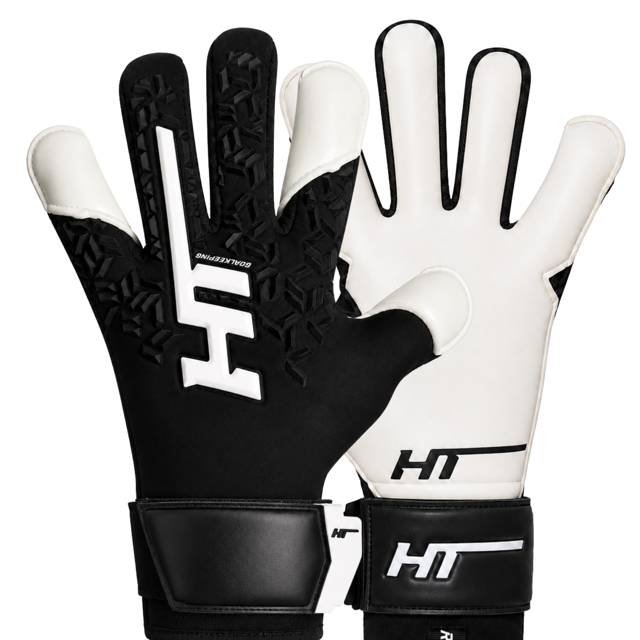 HT JUNIOR DNA BLACK VG3 CUT GOALKEEPER GLOVES