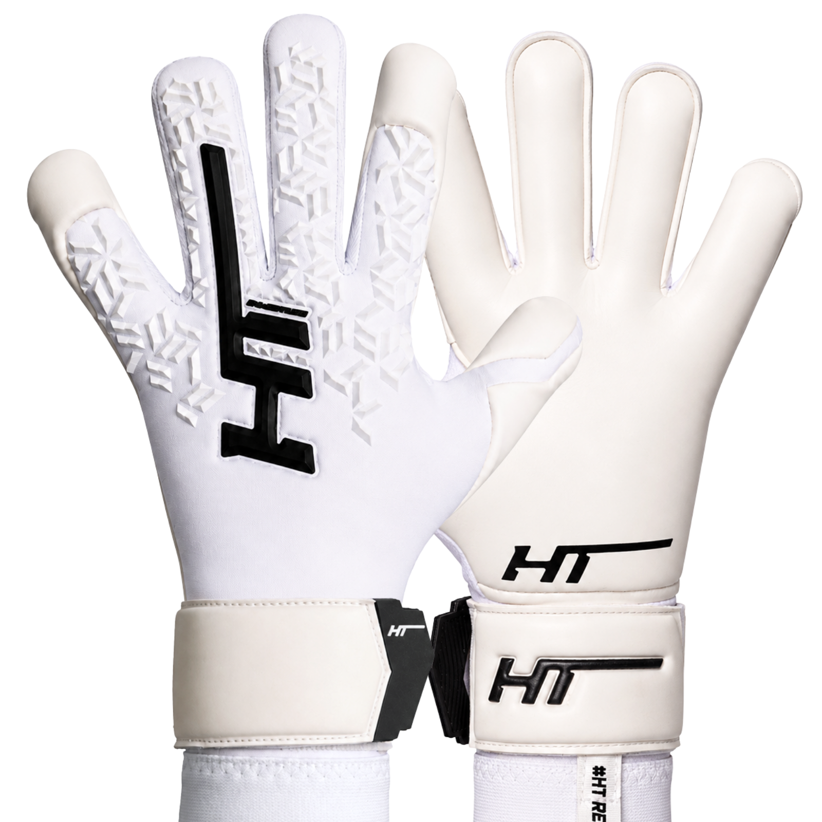 HT JUNIOR DNA WHITE VG+ CUT GOALKEEPER GLOVES