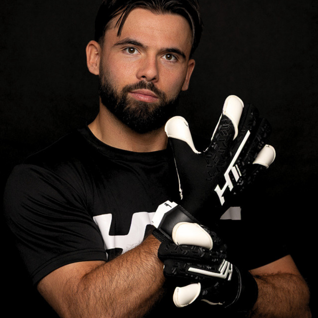 HT DNA BLACK VG3 CUT GOALKEEPER GLOVES
